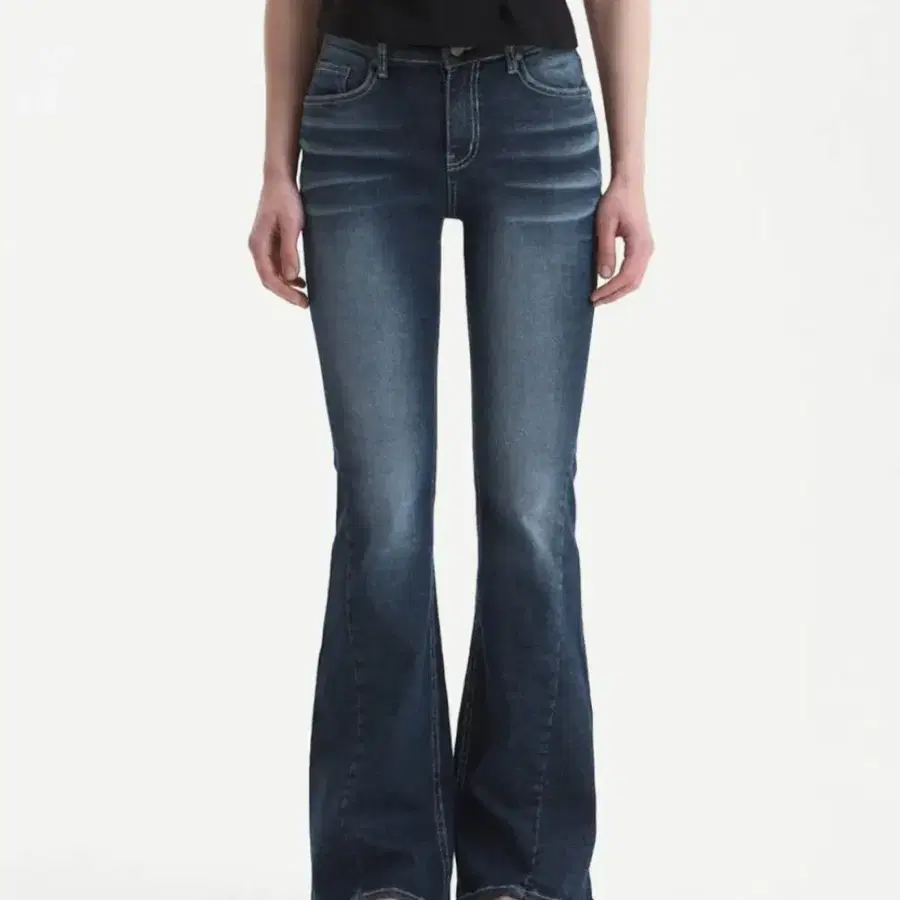 [미개봉] 시너진 102 CAT WASHING MID-RISE JEANS (DEEP BLUE, L 사이즈)