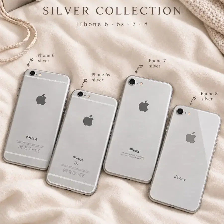 [바로배송] 아이폰6/6s/7/8 16GB/32GB/64GB/128GB 실버