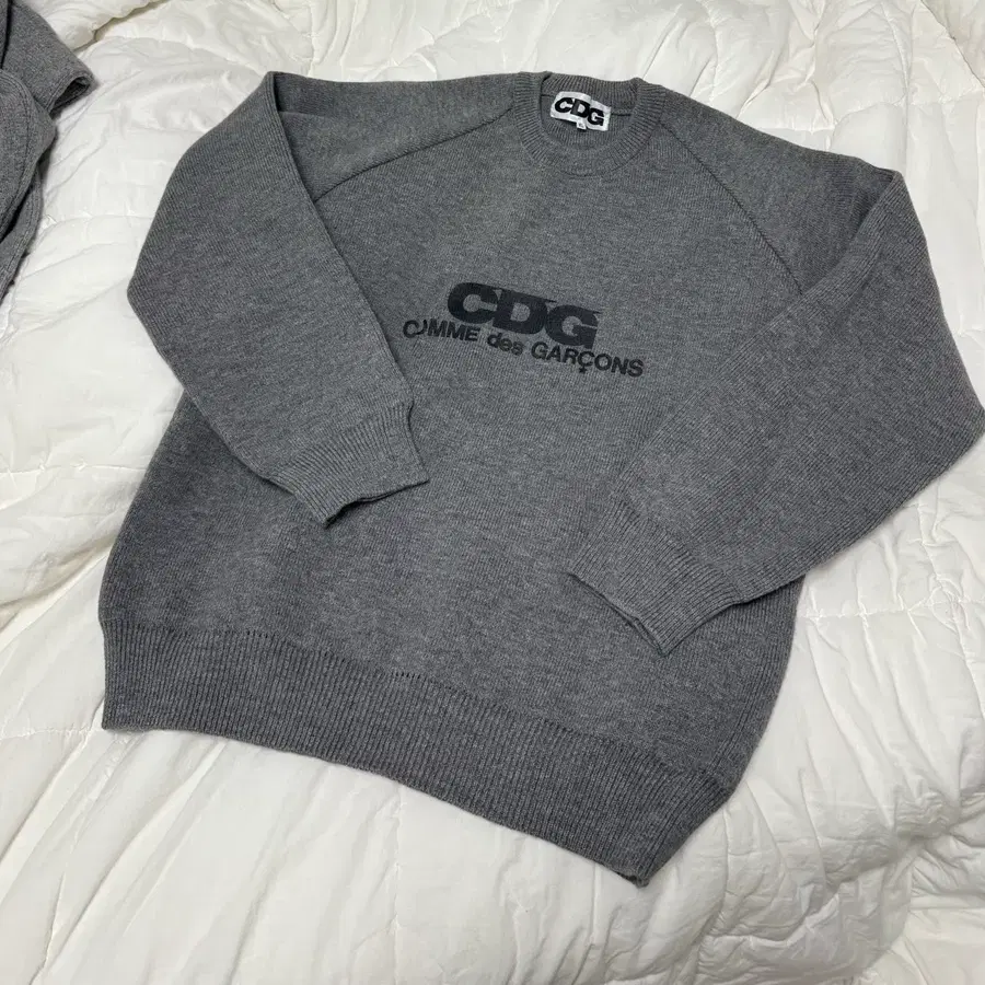 CDG 풀오버 니트 그레이 xl