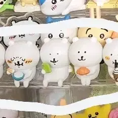 농담곰 담곰이 앉아있는 피규어 가챠 세트 / 커피곰 라떼곰 침담곰