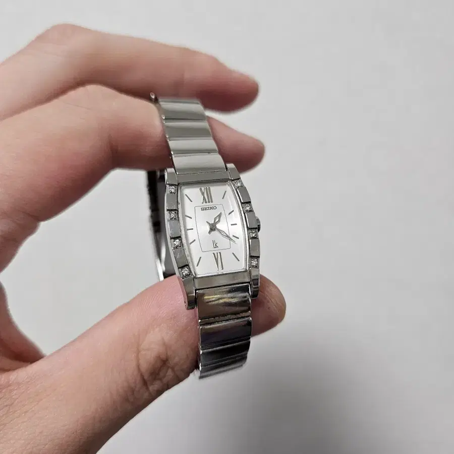 세이코 루키아 lk 여성 사각 쿼츠 시계 Seiko lukia
