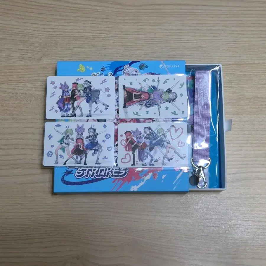 스텔라이브 클리셰 앨범 부키 스트랩 + 미공포 4종