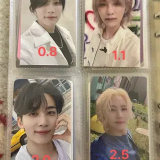 세븐틴 정한 회장한정 일본 포카 판매