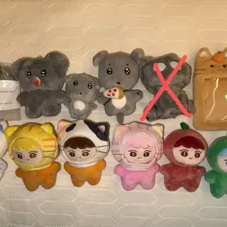 세븐틴 인형 급처 뿌라봉, 겸도그, 뿌들레, 뇸구밍, 쪼구밍, 부베어