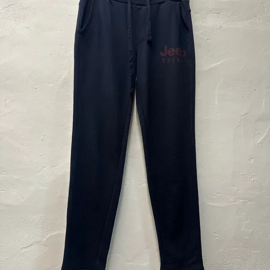 [상태좋음] 지프(JEEP) 하의 여성 트레이닝팬츠 네이비 허리밴딩 S