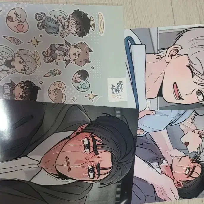 당방사 엽서 스티커 프박
