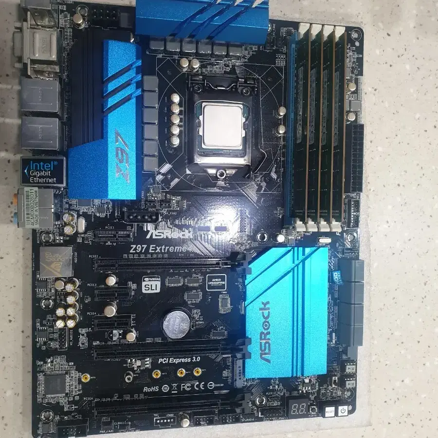 인텔 코어 i7-4790K 32g 보드세트