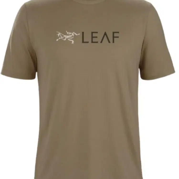 아크테릭스 LEAF 반팔 티셔츠 카키 크로커다일 S