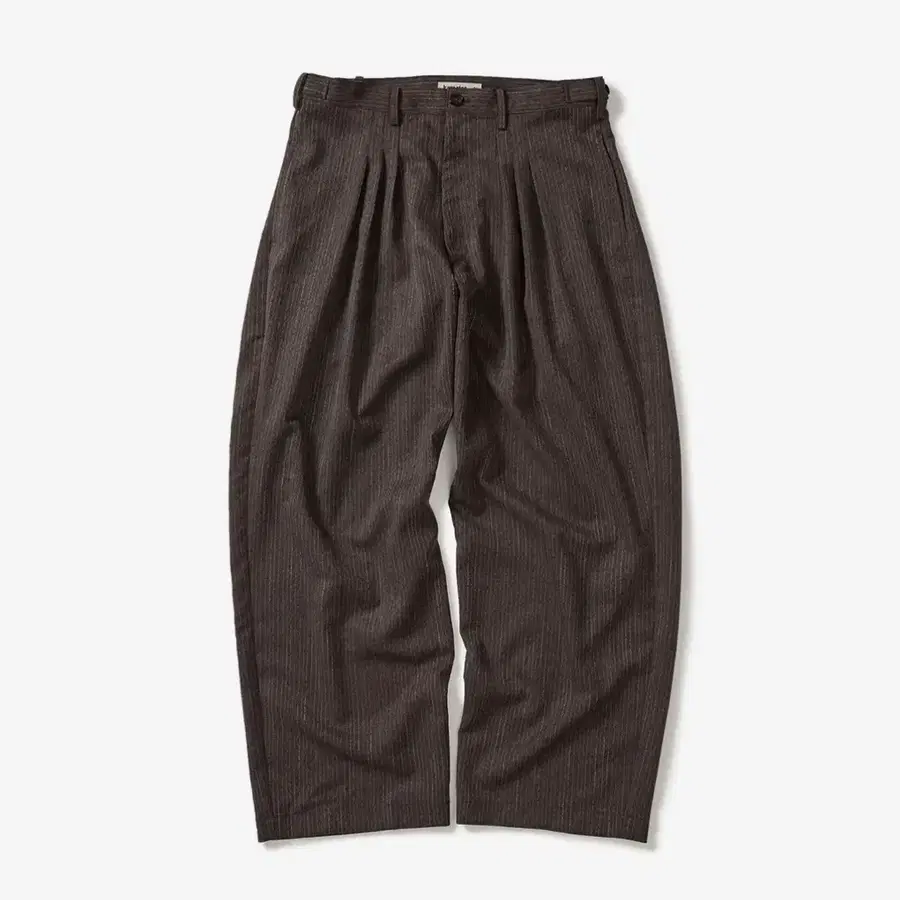 Karacter 카락터 - Herringbone pleat pants / Maroon(00)