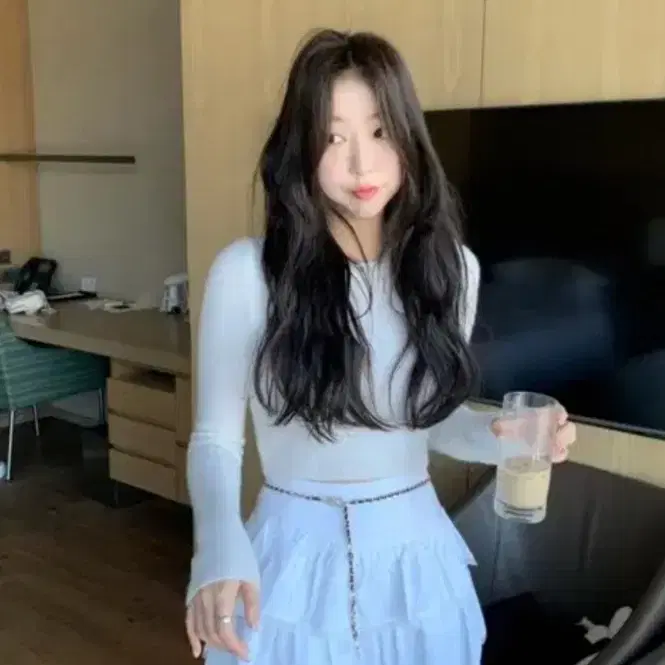 택만제거한 새상품 샵시예 Biki tierd skirt 비키스커트 s