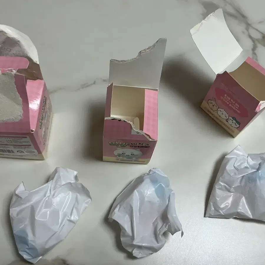치이카와 먹방 피규어 하치와레