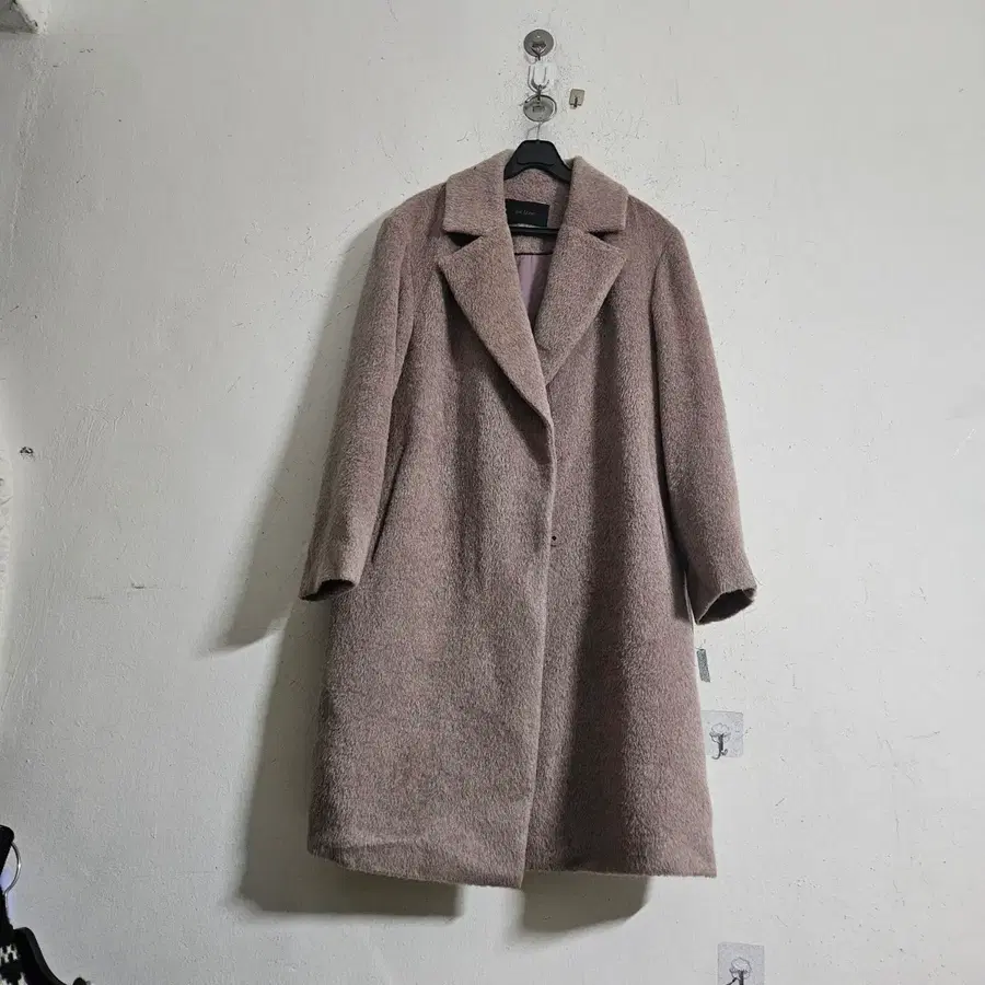 더 아이잦모직 코트 브라운