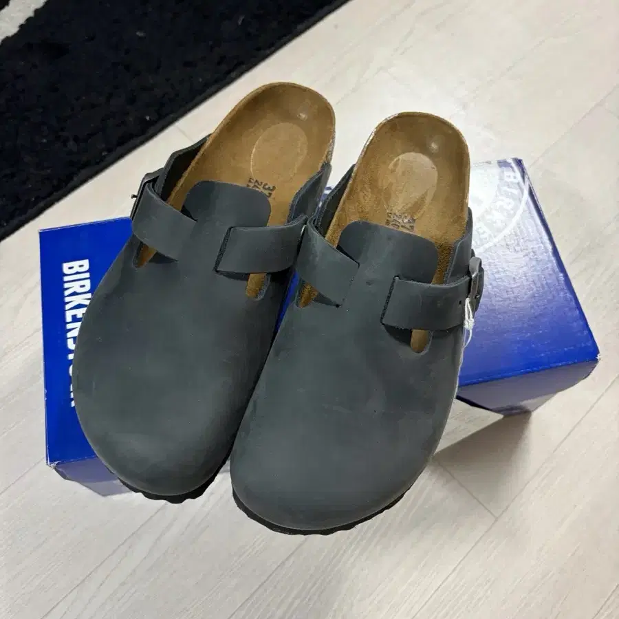 [EU36,EU38] 버켄스탁 보스턴 오일드 레더 블랙 - 내로우