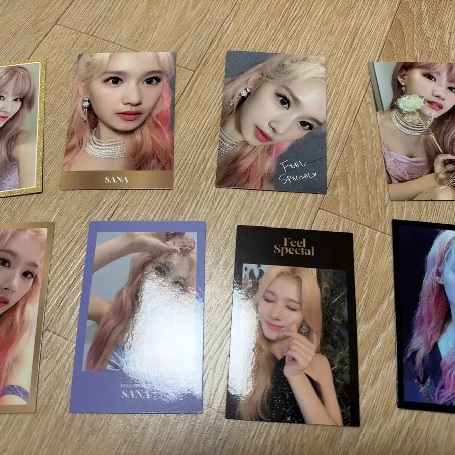 트와이스 필스페셜 사나 포카 세트 8장