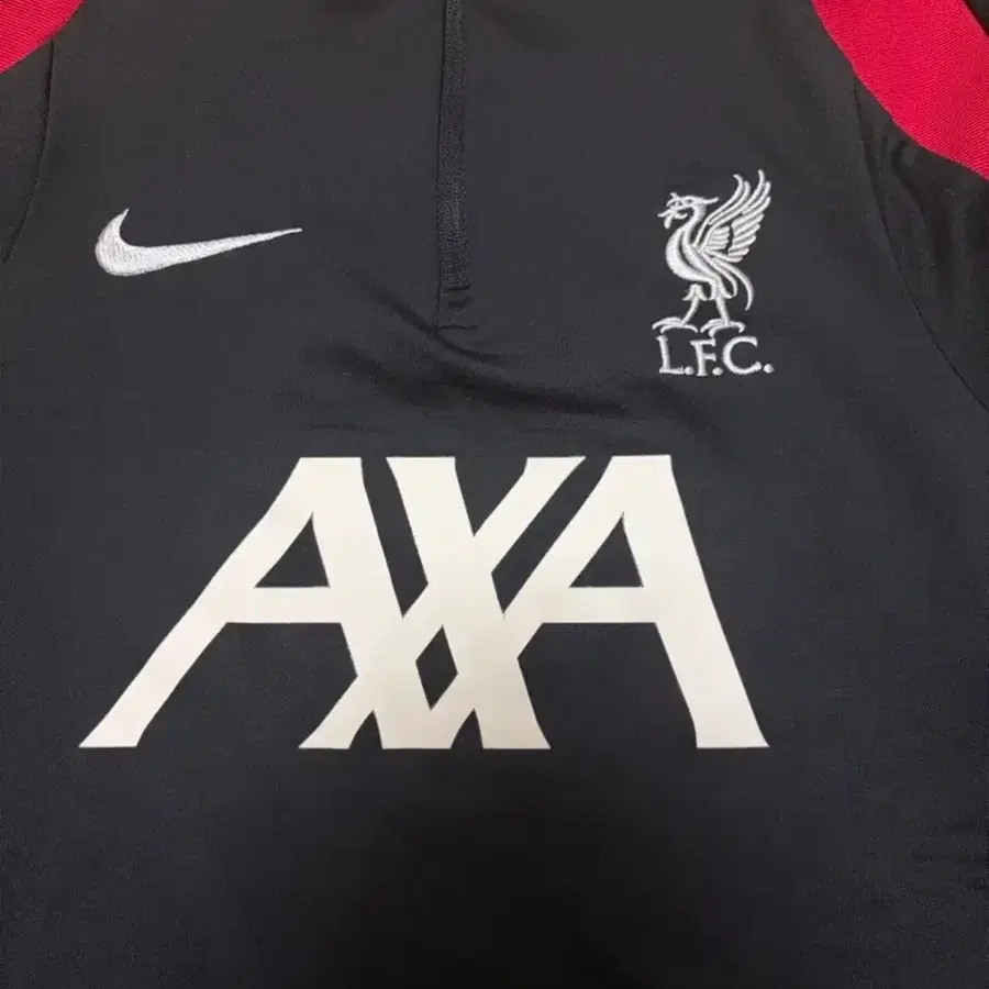 나이키 리버풀 FC 스트라이크 드라이 핏 사커 드릴 탑 블랙 짐 레드 - 아시아