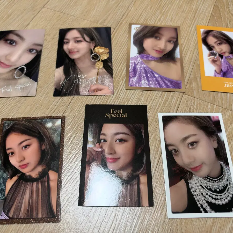 트와이스 필스페셜 지효 포카 세트 7장