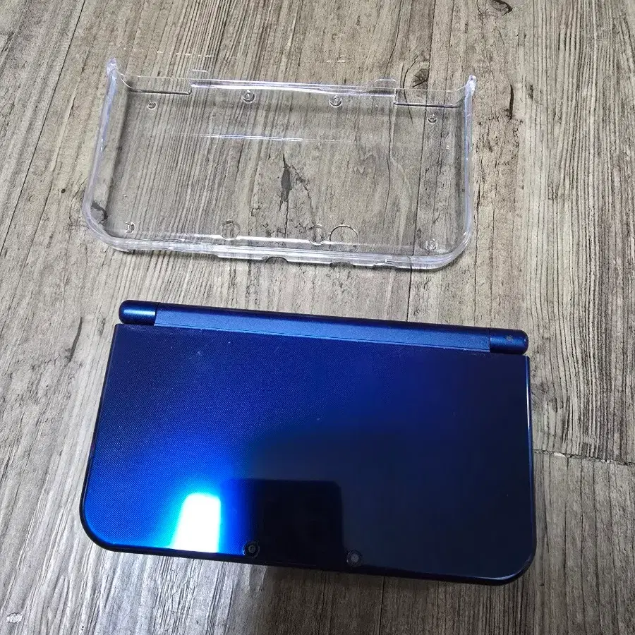 뉴닌텐도 3DS XL 블루 + 클리어 케이스