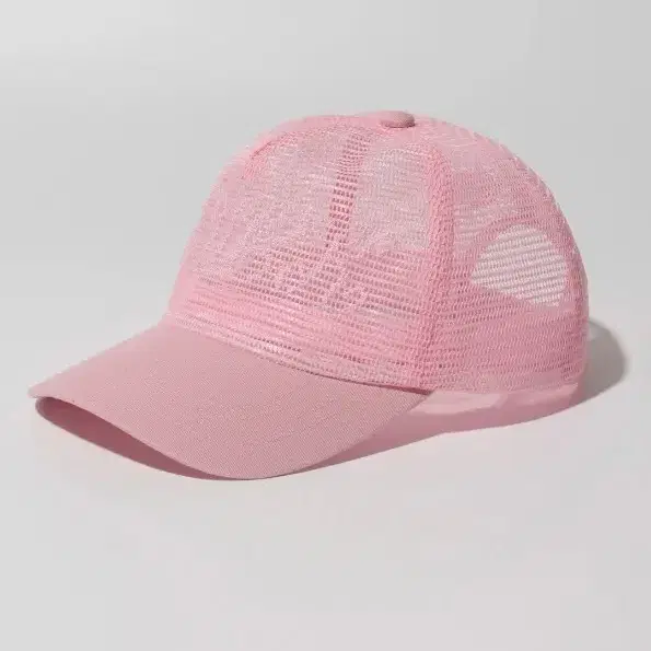 스컬프터 Cross Stitch Mesh Cap Pink