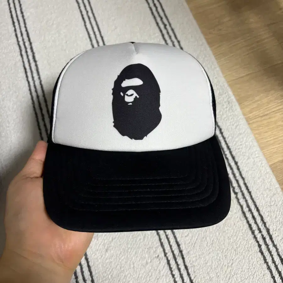 베이프 bape 사루 빈티지 매쉬캡
