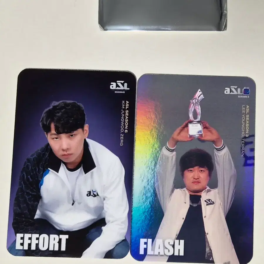 ASL 스타리그 포카 포토카드 이영호, 김정우