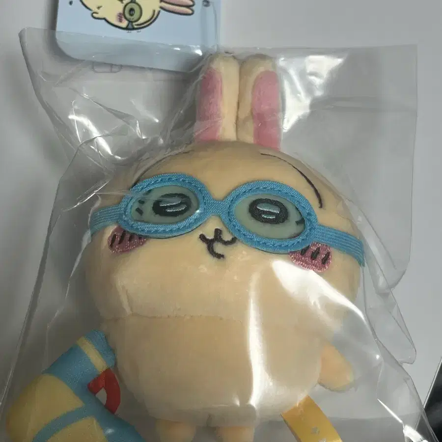 치이카와 우사기 물안경 물총 마스코트 누이 인형 감스트
