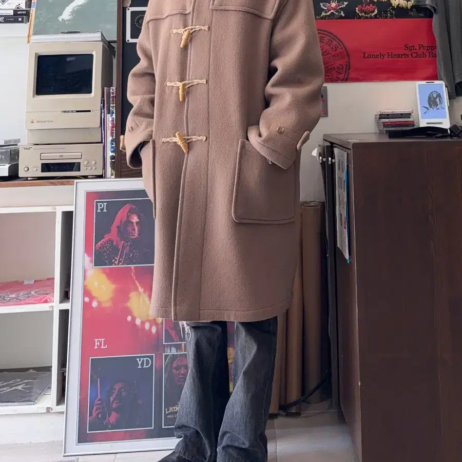 빈티지 글로버올 더플 코트 XL 사이즈