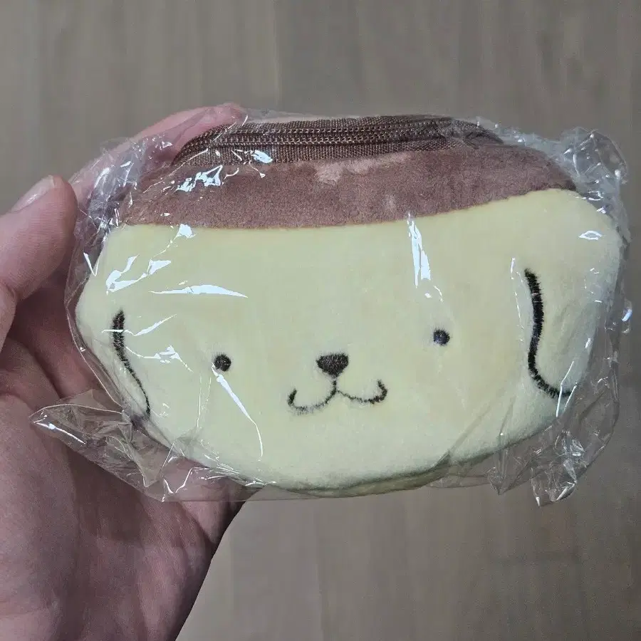 산리오 폼폼푸린 푸딩 아떼 인형 파우치