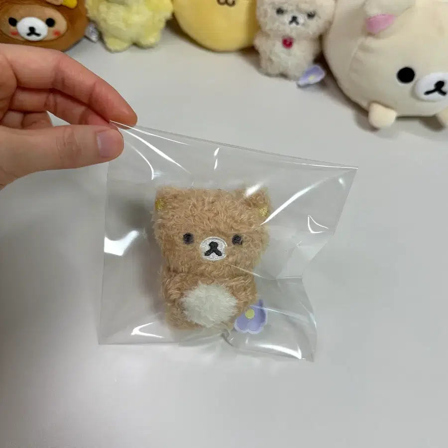 리락쿠마 베이직 플라워시리즈 인형 키링