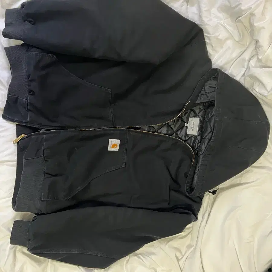 [XL] 칼하트 WIP 디어본 캔버스 OG 액티브 자켓 블랙