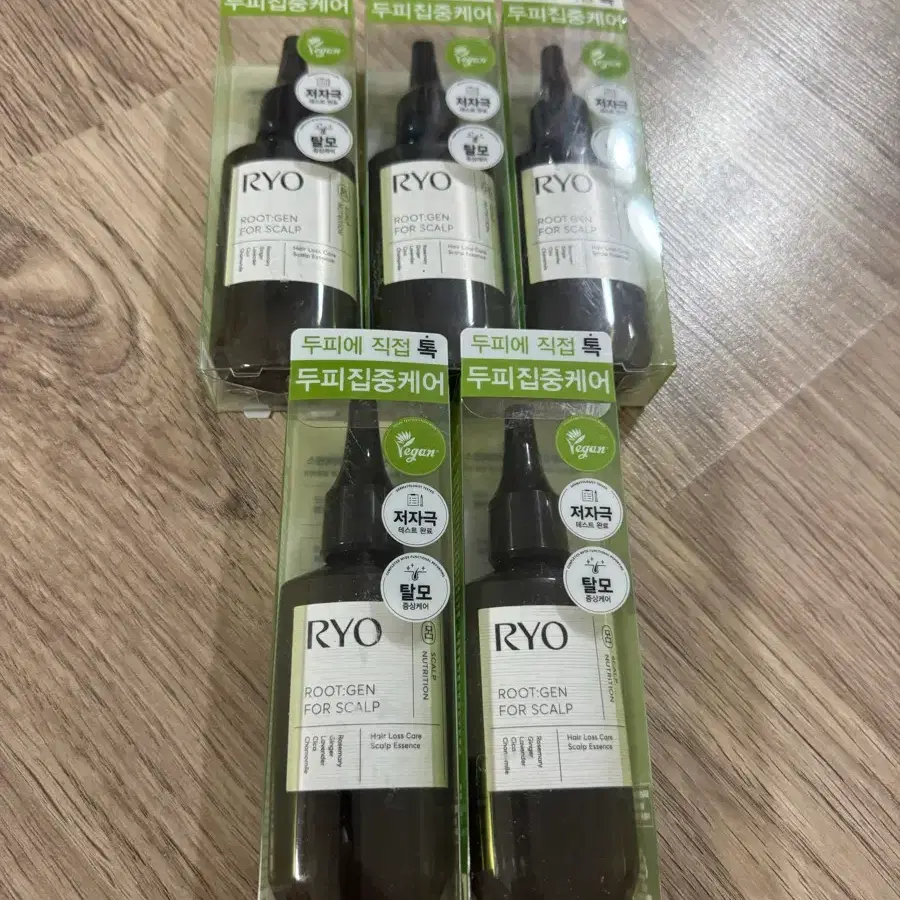 려 루트젠 포 스칼프 탈모 두피 에센스 80ml 5개 일괄