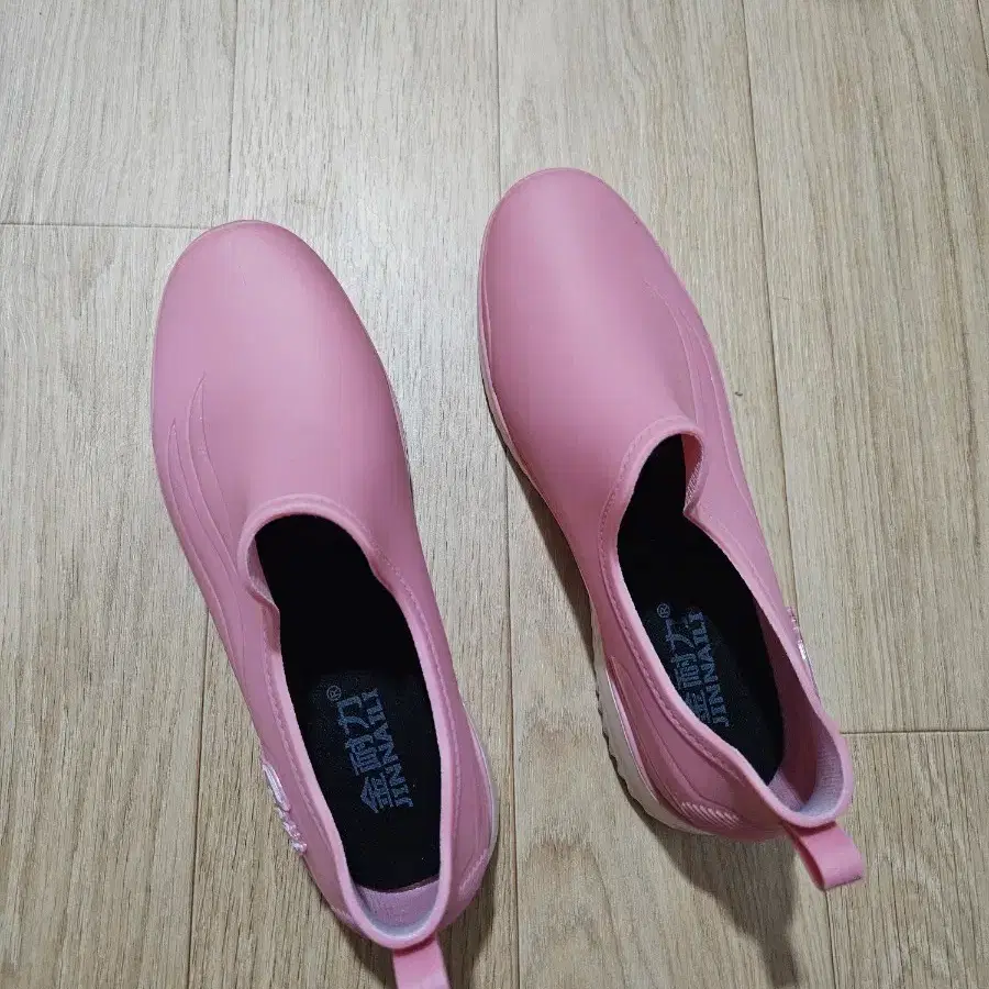 핑크 레인부츠 장화 245