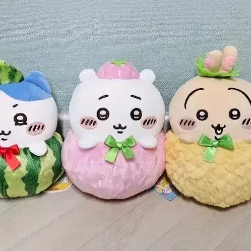 치이카와 미니소 과일 햄냥토 3종 일괄 판매