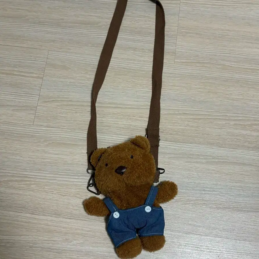 테디베어 청바지 인형 가방