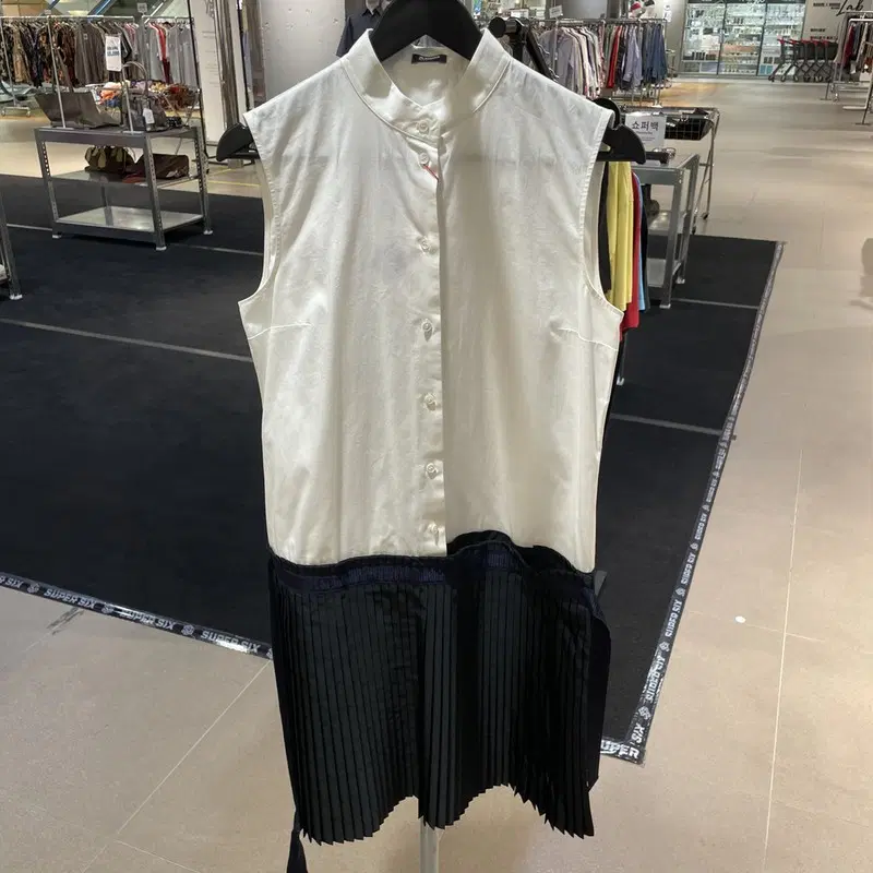 JIL SANDER 코튼 스판 원피스 여성 M