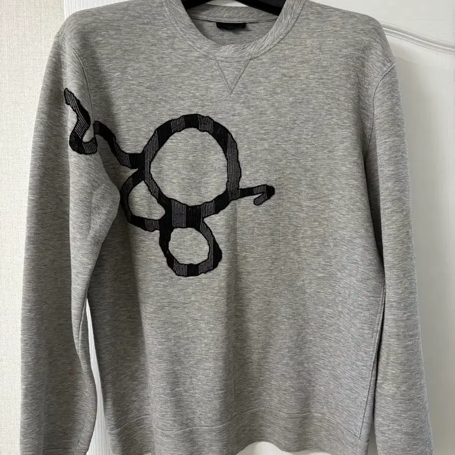 LANVIN 랑방 14SS 그레이 그래픽 스웨트셔츠 맨투맨 빈티지