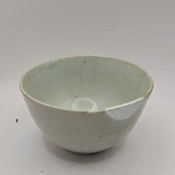 진품 조선후기 백자다완 골동품