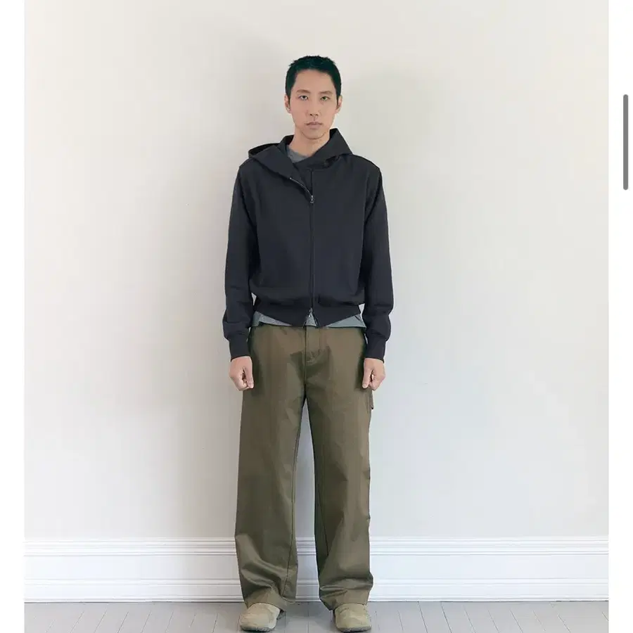 러드, 에버닌스테어스 wrap hooded zipup 차콜