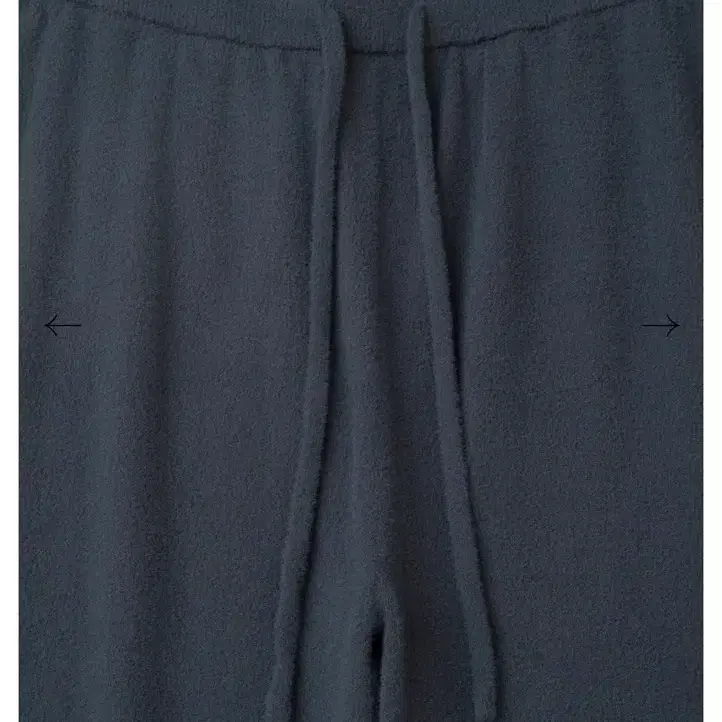 강정석 니트 팬츠 HAIRY KNIT PANTS,Navy