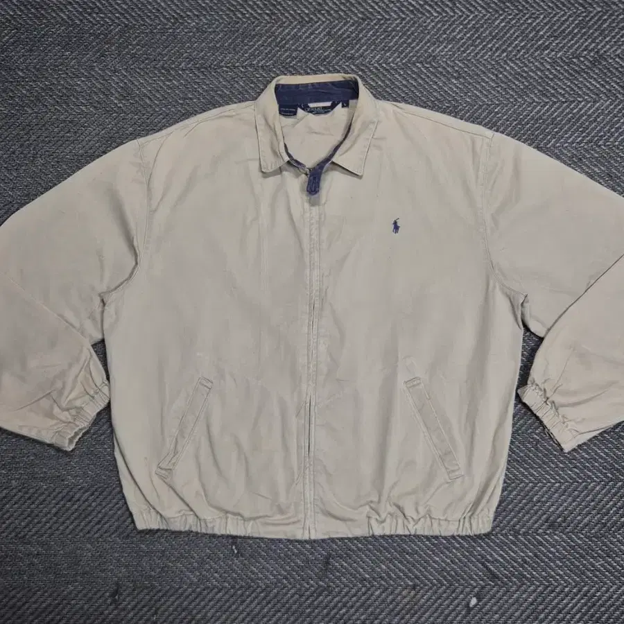 [L]90s US Made 폴로 해링턴 자켓 베이지-LA104