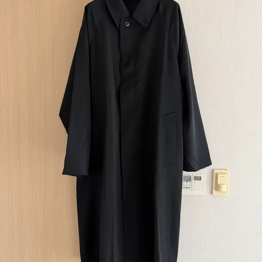 [3]24aw Comoli 코모리 울 개버딘 발칼라 코트 블랙