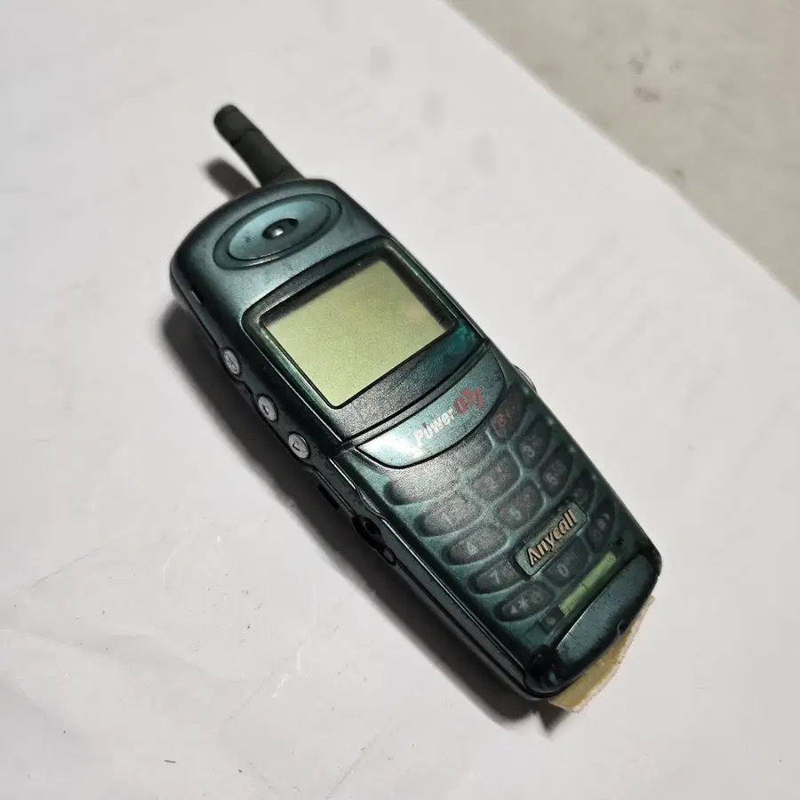 삼성 애니콜의 플립폰 명작, SPH-6000(또는 SCH-5700 계열) 신세기통신 Power 017 사양 청록색(에메랄드 그린) 모델12