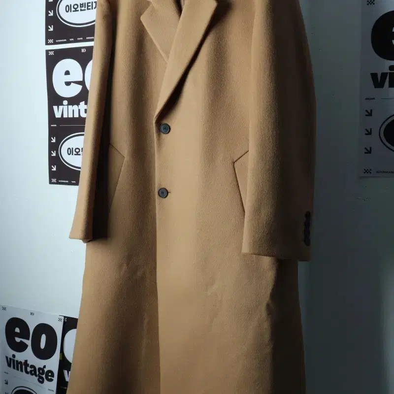 (L-2XL) 인사일런스 코트자켓 케시미어 브라운 아메카지-H41067