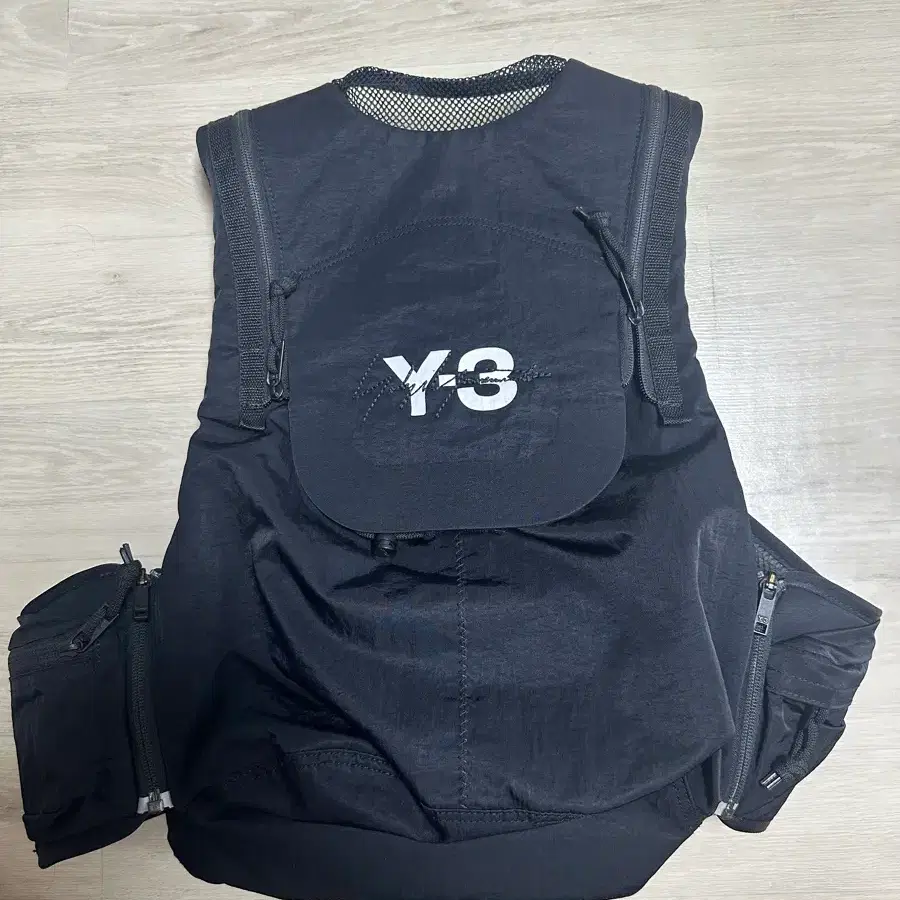 ADIDAS Y-3 아디다스 요지야마모토 테크니컬 멀티포켓 백팩 블랙
