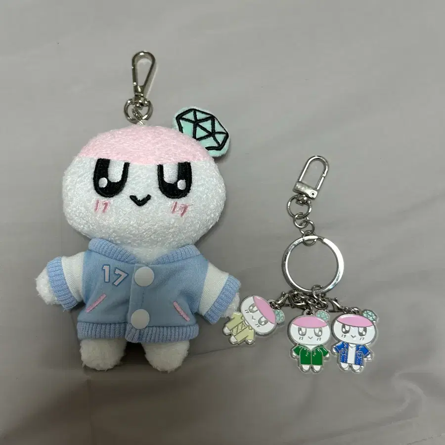 세븐틴 캐럿 멤버쉽 봉봉이 인형 키링 세트