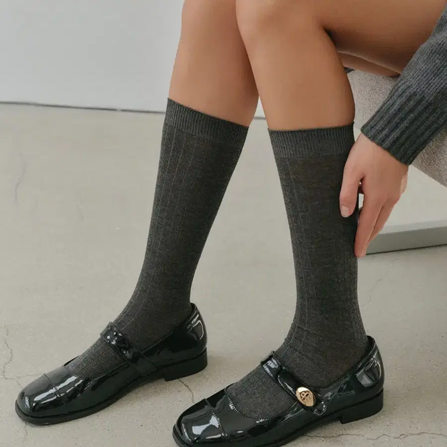 룩캐스트 메리제인 슈즈 블랙