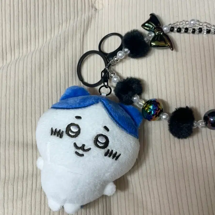 먼작귀 하치와레 인형 키링