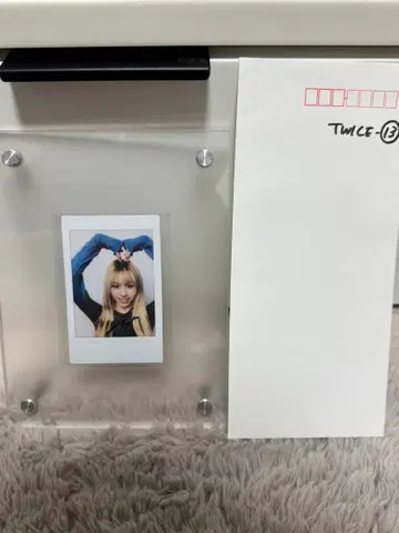 TWICE 채영 친필 사인 폴라로이드 타워 레코드
