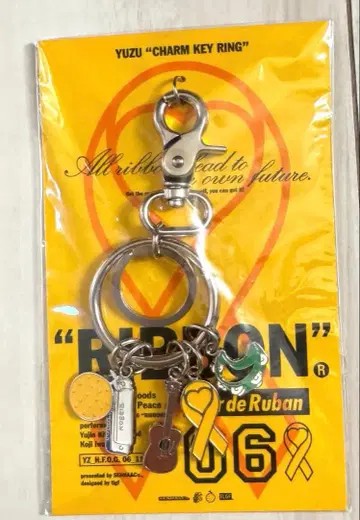 유즈 YUZU 리본 ribbon 참 키링