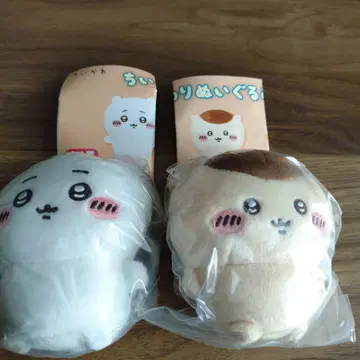 치이카와 (먼작귀) 앉아있는 봉제 인형 2종 세트