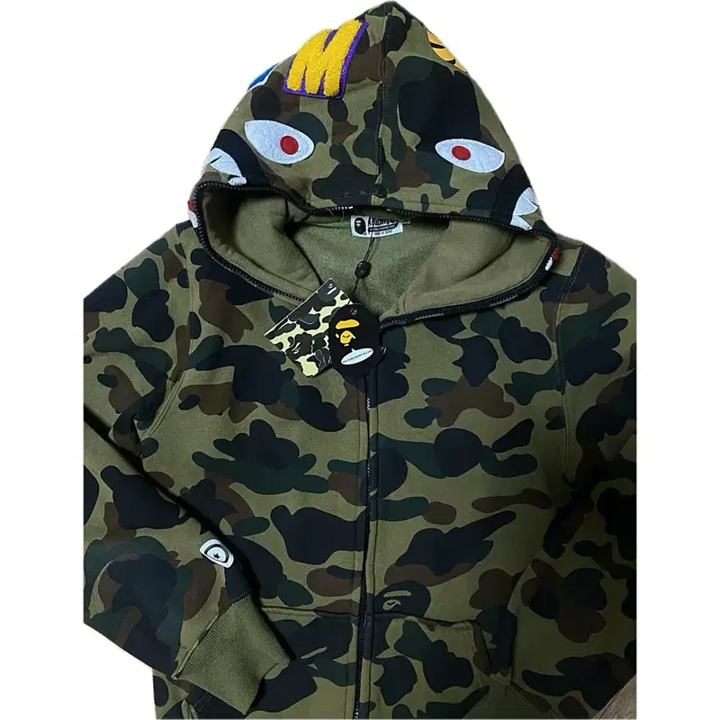 베이프 샤크후드집업 L~XL